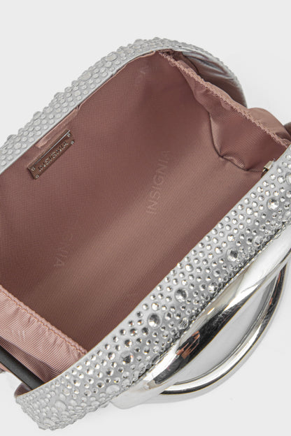 Party Wear Clutch BK4157-Silver