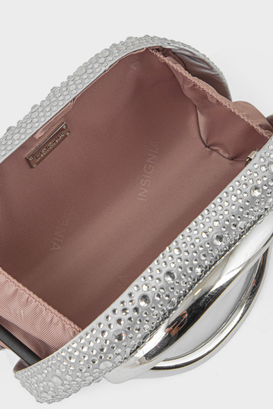 Party Wear Clutch BK4157-Silver