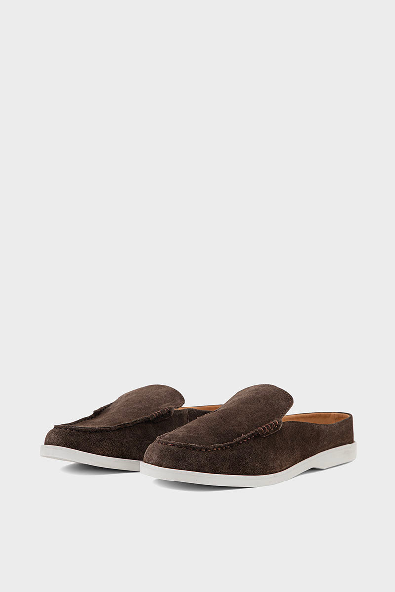 Men Casual Back Open Moccs MC6503-Brown