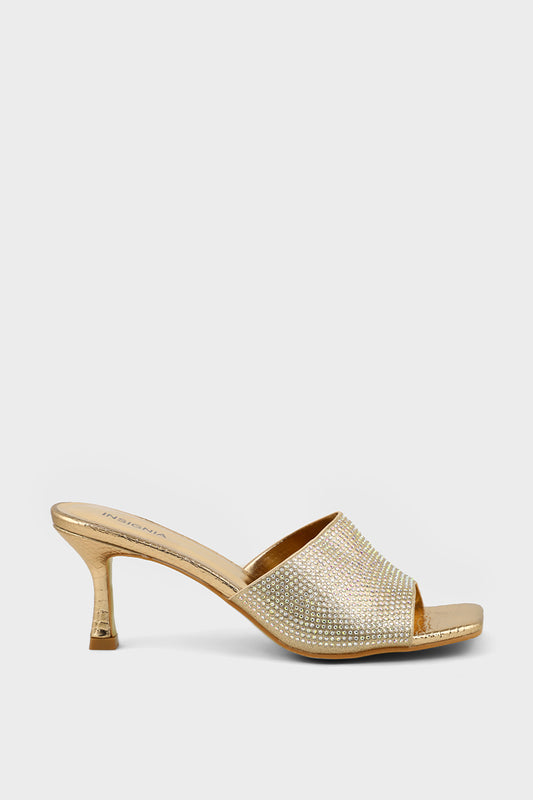 Party Wear Slip On IP0124-Champagne