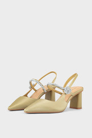 Party Wear Sling Back IP4025-Gold
