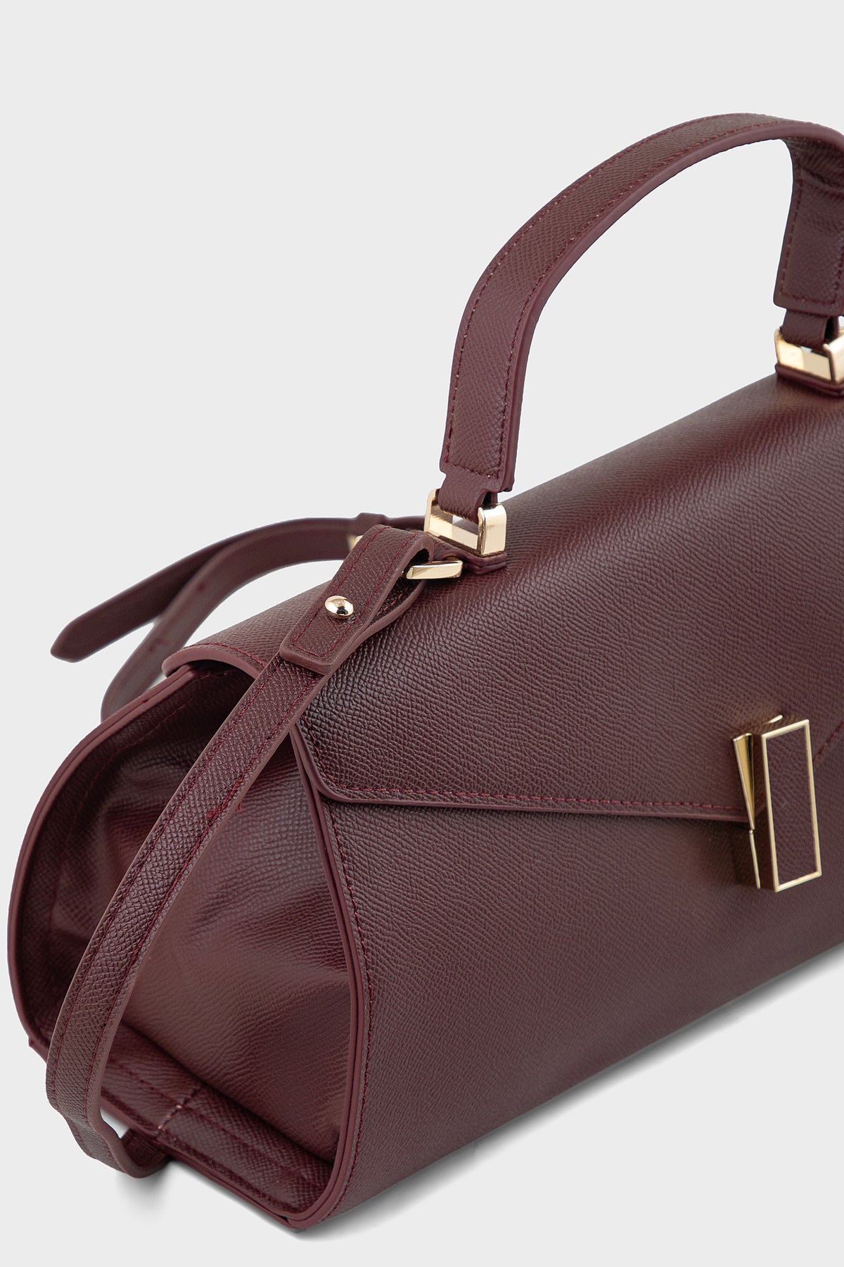 Top Handle Hand Bags BH0233-Maroon