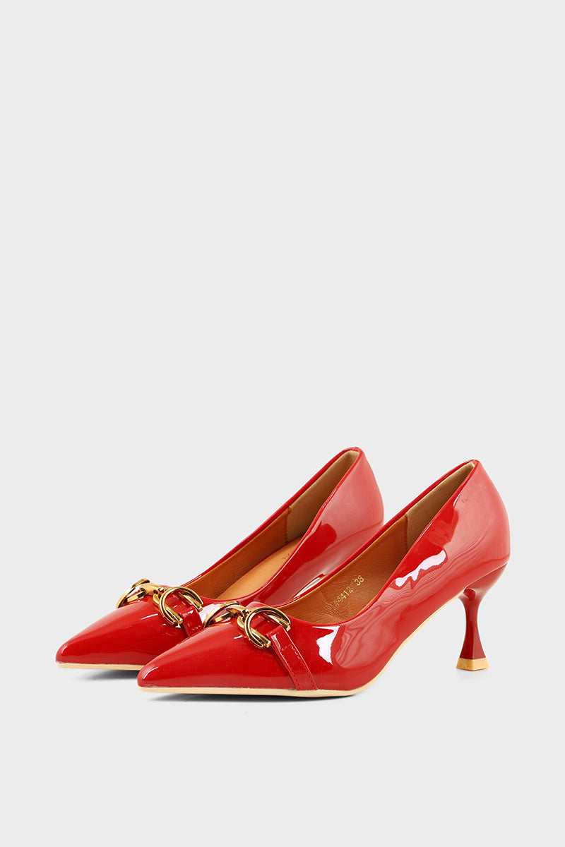 Formal Court Shoes I44412-Red