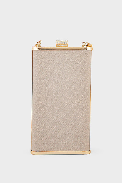 Party Wear Clutch BK4069-Golden