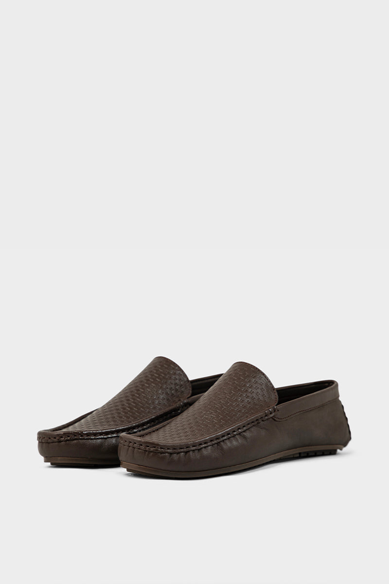Men Casual Driving Mocs MC4033-Coffee