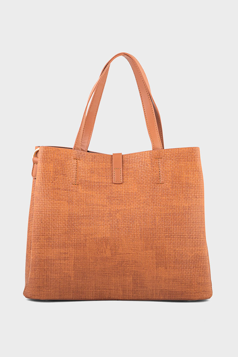 Tote Hand Bags BS2166-Brown