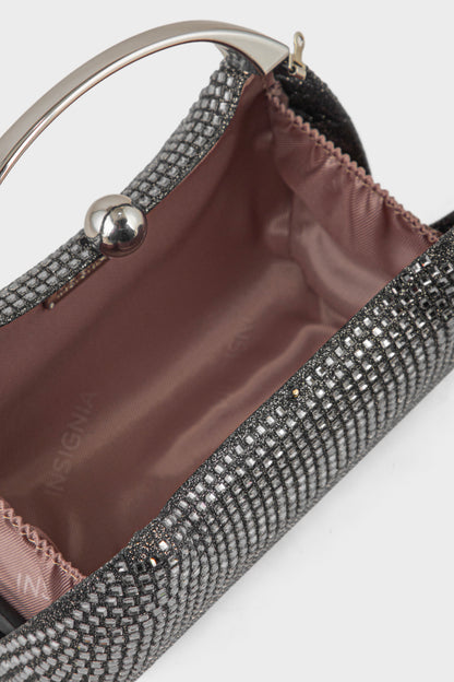 Party Wear Clutch BK4154-Pewter