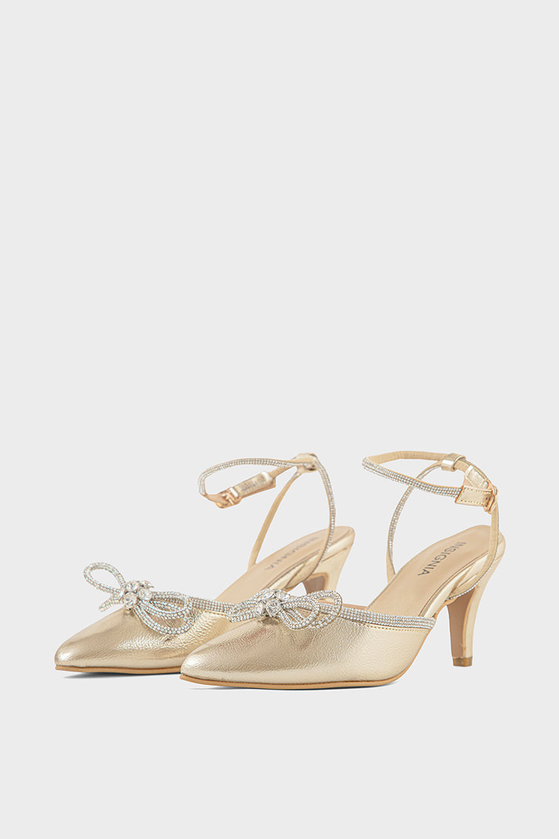 Party Wear Sling Back IP4029-Gold