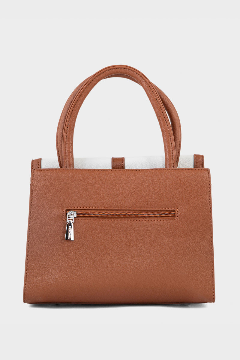 Top Handle Hand Bags BH0100-Brown