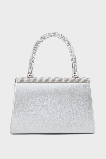 Top Handle Hand Bags BH0038-Silver