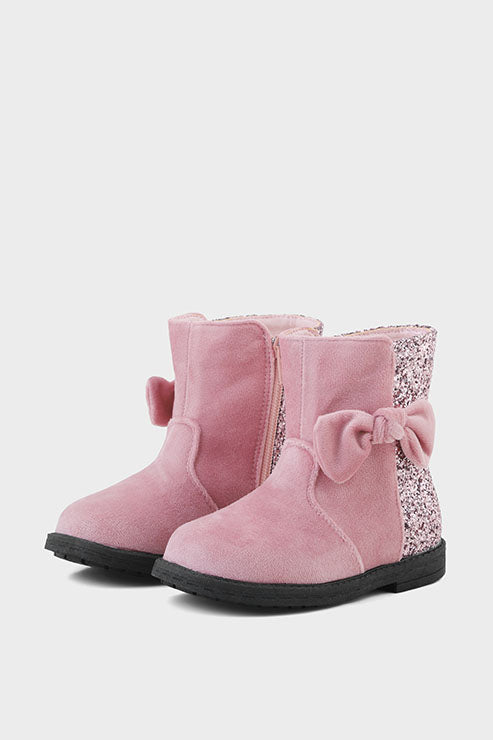 Girls Formal Boots Q10018-Pink