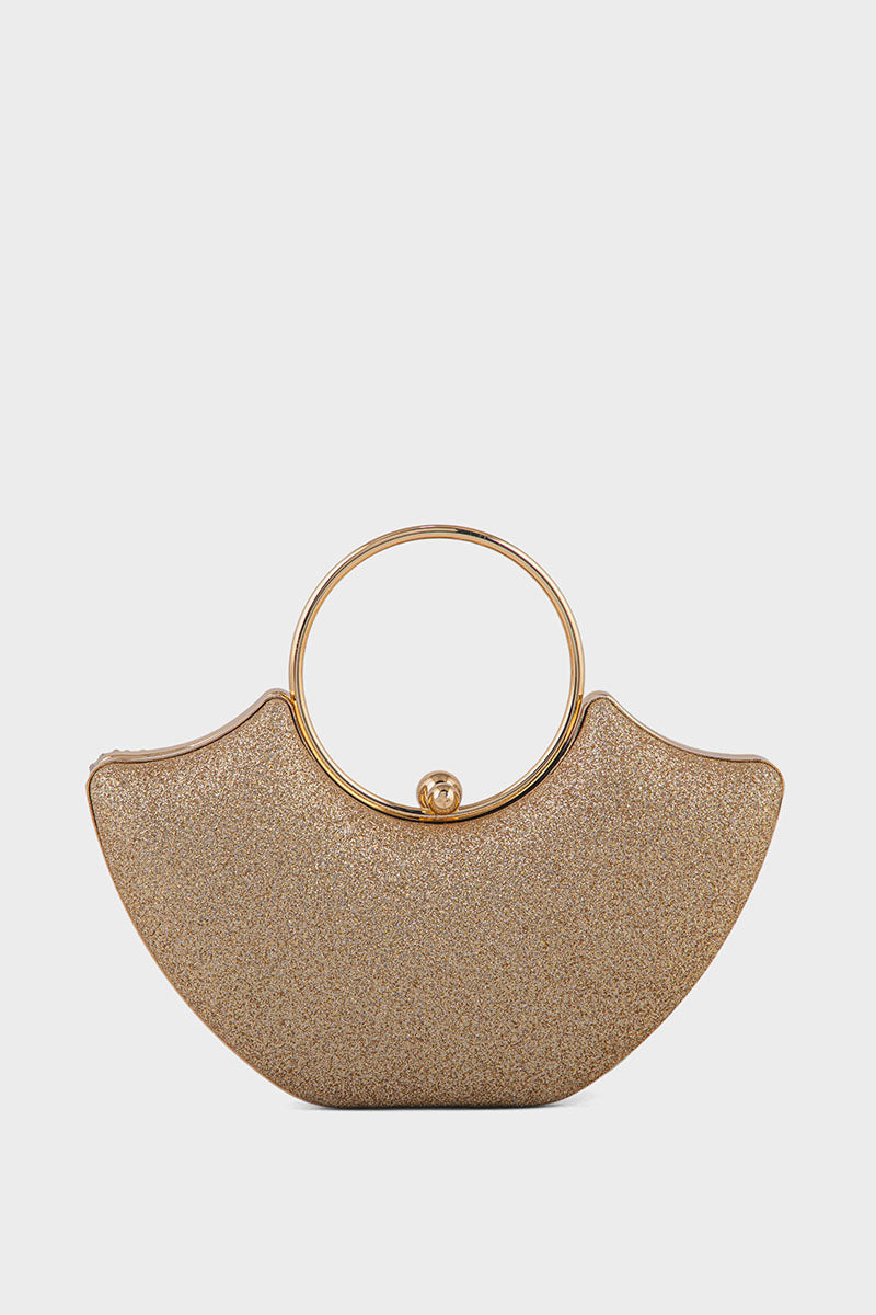 Party Wear Clutch BK4114-Golden