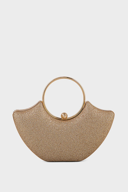 Party Wear Clutch BK4114-Golden
