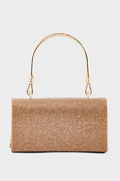 Party Wear Clutch BH0119-Golden