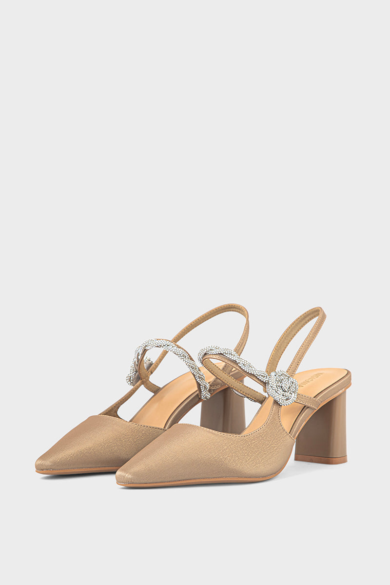 Party Wear Sling Back IP4025-Fawn