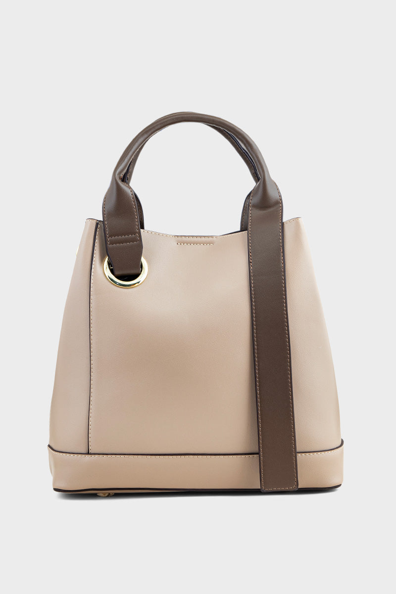 Bucket Hand Bags BH0113-Beige