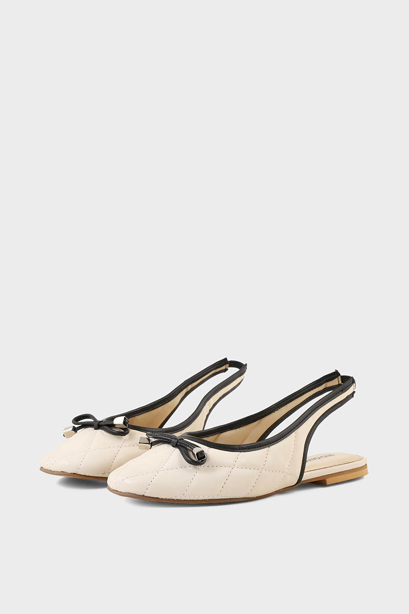 Casual Sling Back I47313-Off White