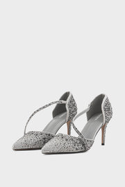 Party Wear Court Shoes IP5019-Silver
