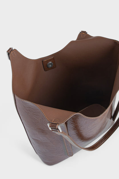 Tote Hand Bags BS2314-Dark Brown