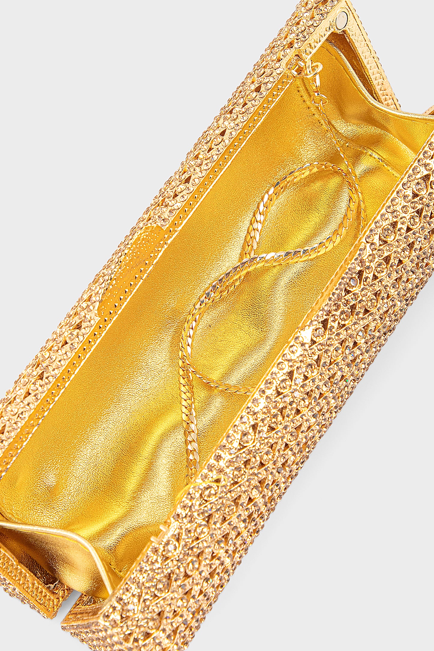 Party Wear Clutch BK4136-Golden