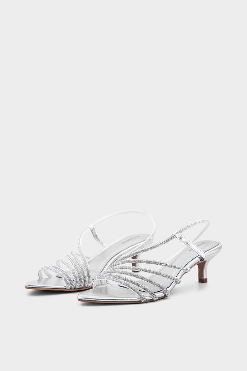 Party Wear Sandal IP2044-Silver