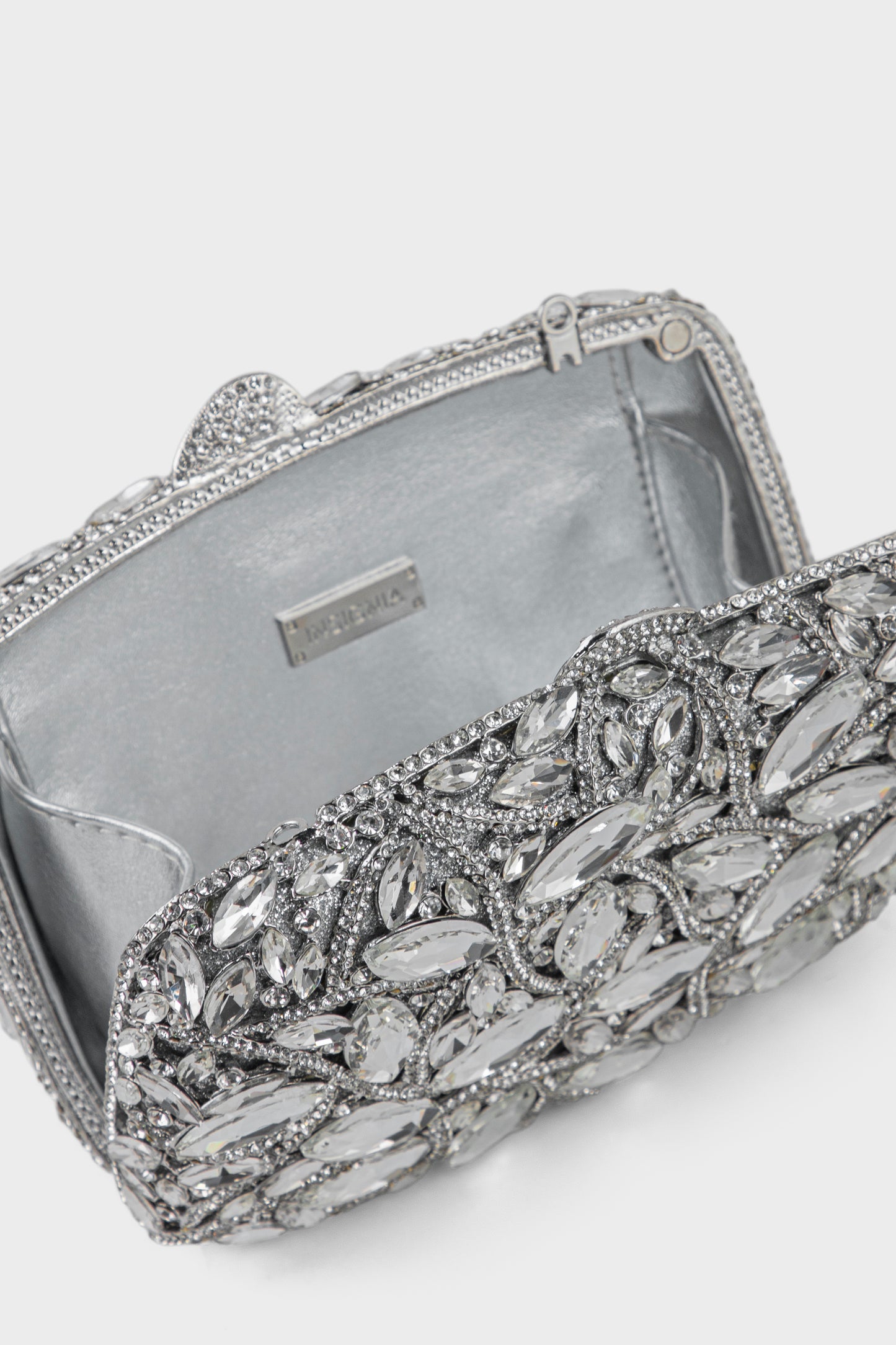 Party Wear Clutch BK4127-Silver