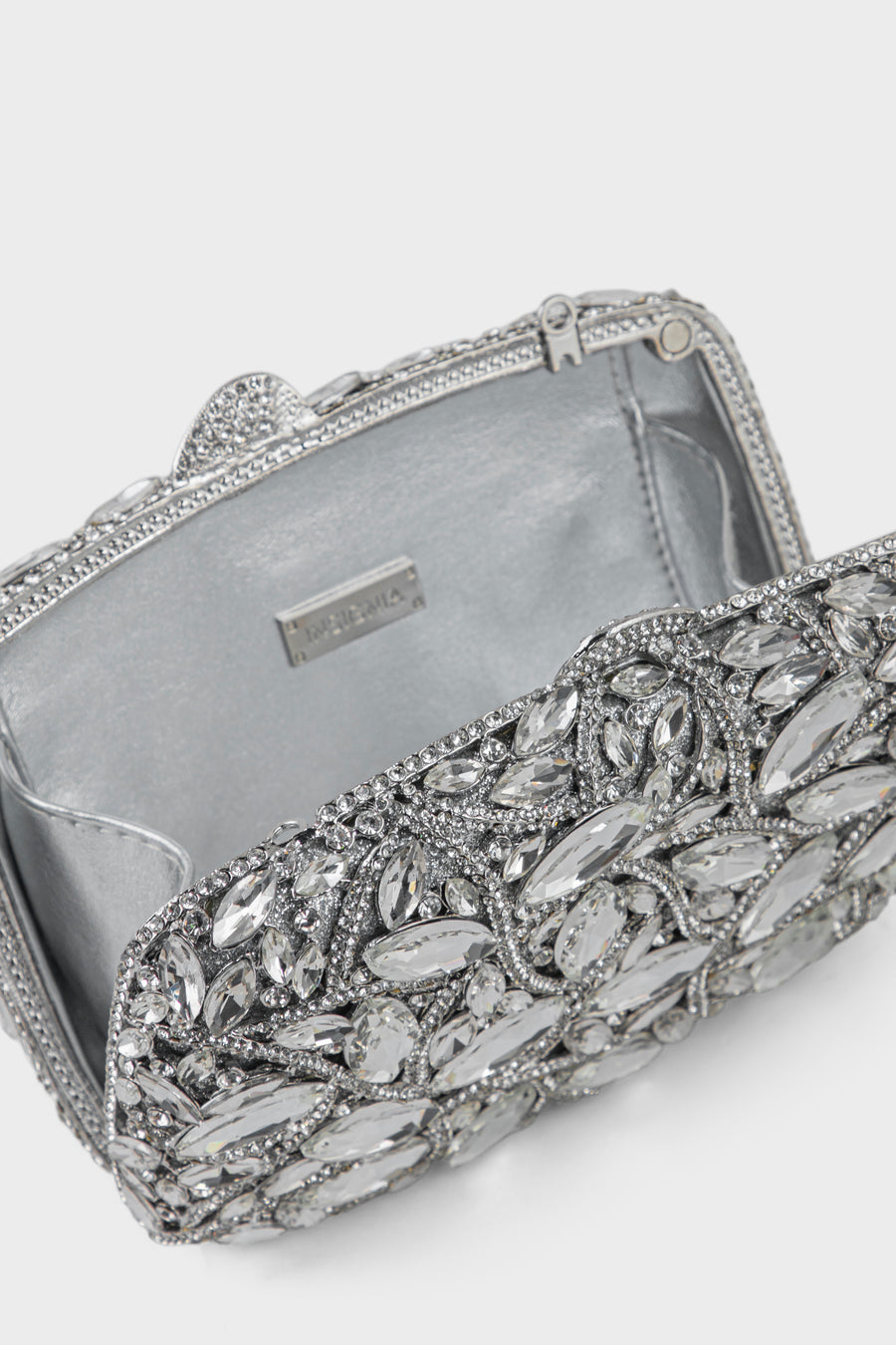 Party Wear Clutch BK4127-Silver