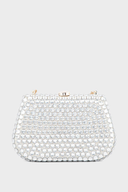 Party Wear Clutch BK4035-Golden