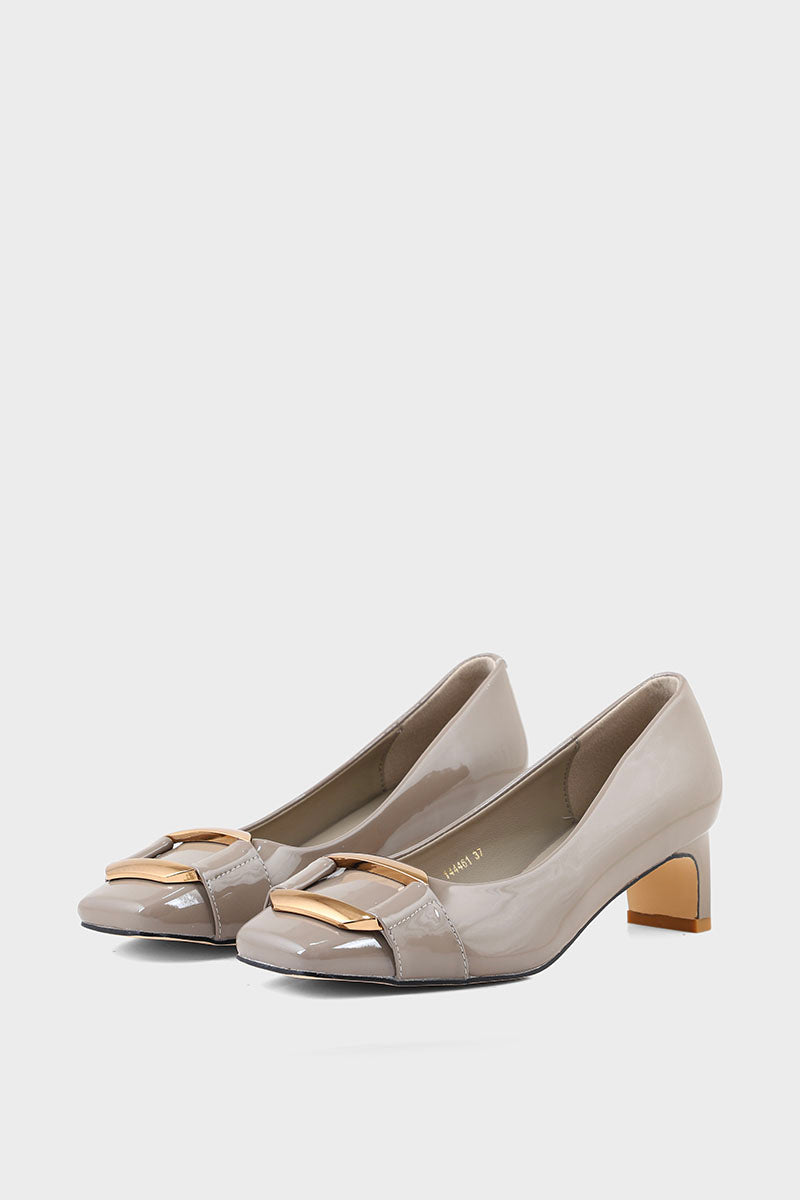 Formal Court Shoes I44461-Grey