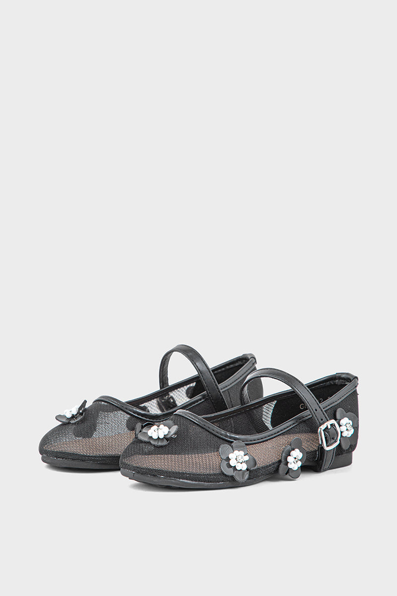 Girls Formal Pumps GF6002-Black