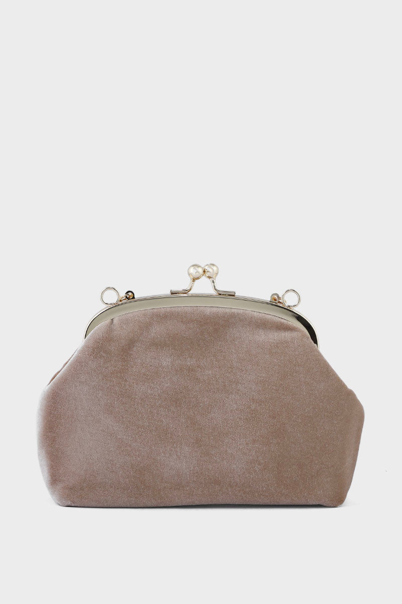 Party Wear Clutch Bk4033-Beige