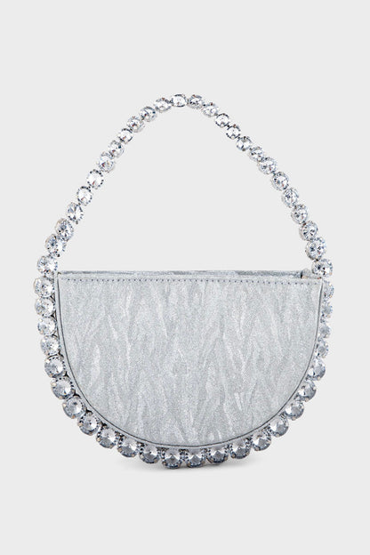 Party Wear Clutch BH0117-Silver