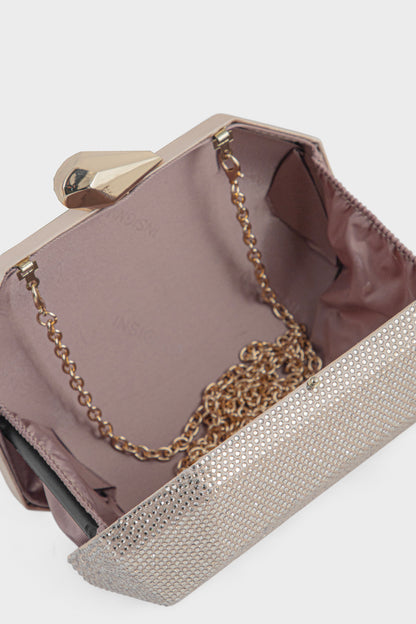 Party Wear Clutch BK4129-Gold