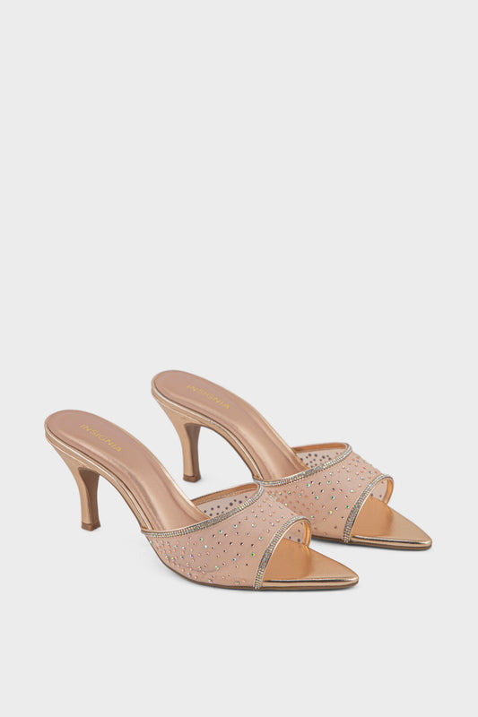 Party Wear Slip On IP0110-Champagne