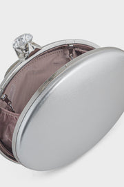 Party Wear Clutch BK4105-Silver