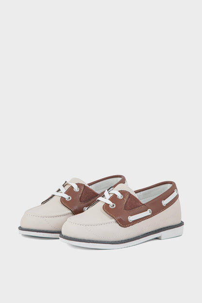 Formal Boat Shoes Q10010-Beige