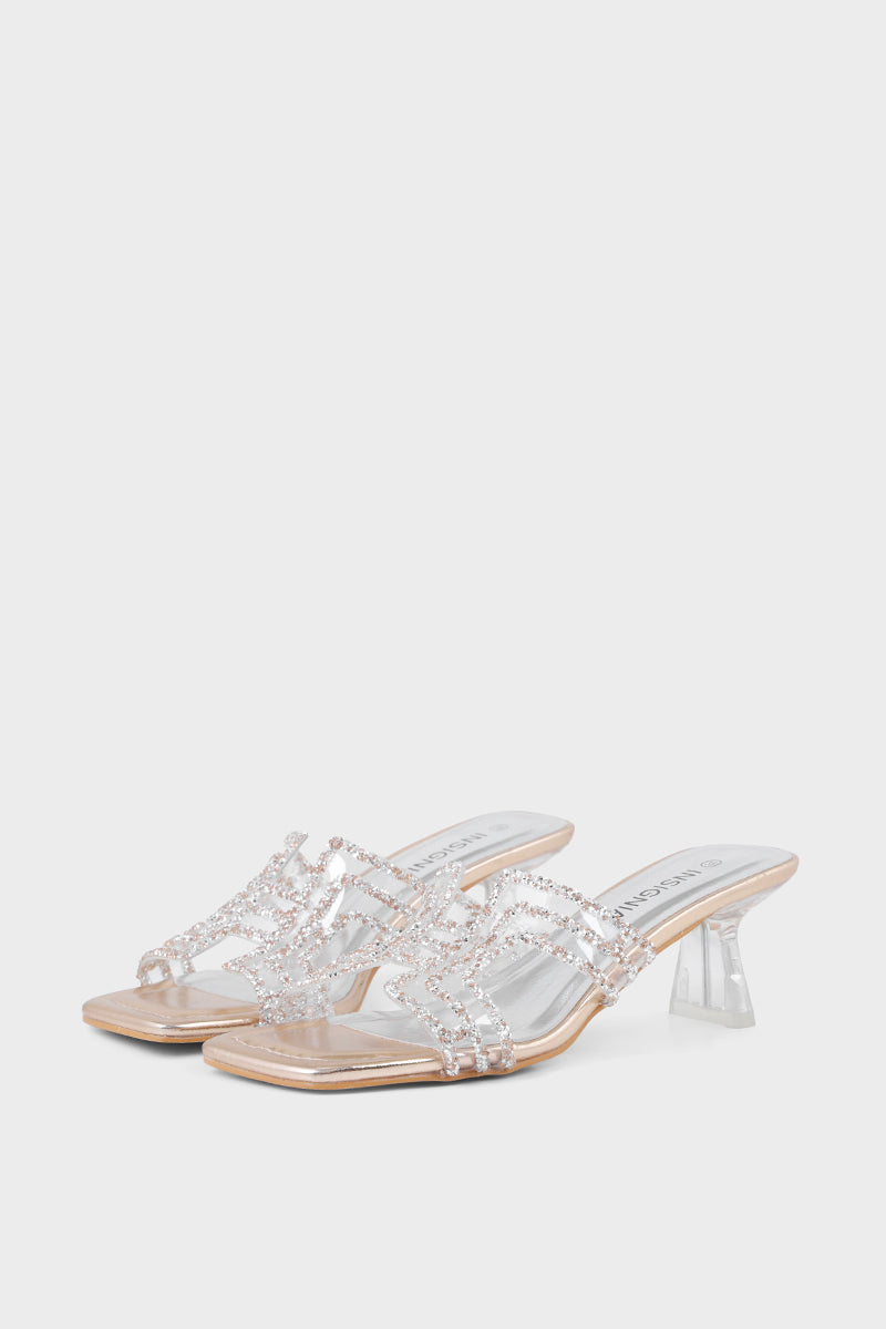 Party Wear Slip On IP0011-Rose Gold