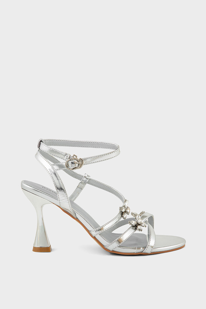 Party Wear Sandal IP2082-Silver