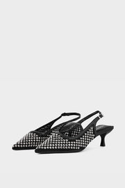 Party Wear Sling Back IP4020-Black