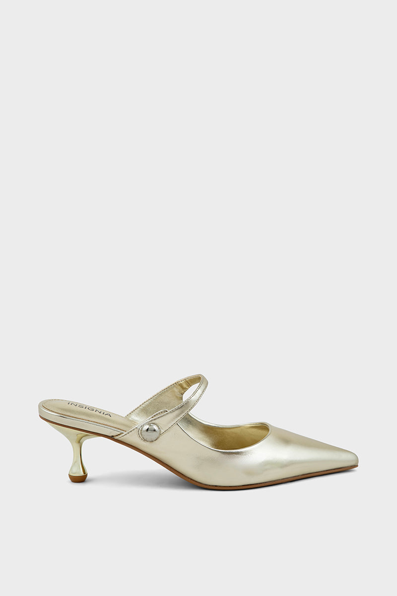 Party Wear Mule IP8517-Light Gold