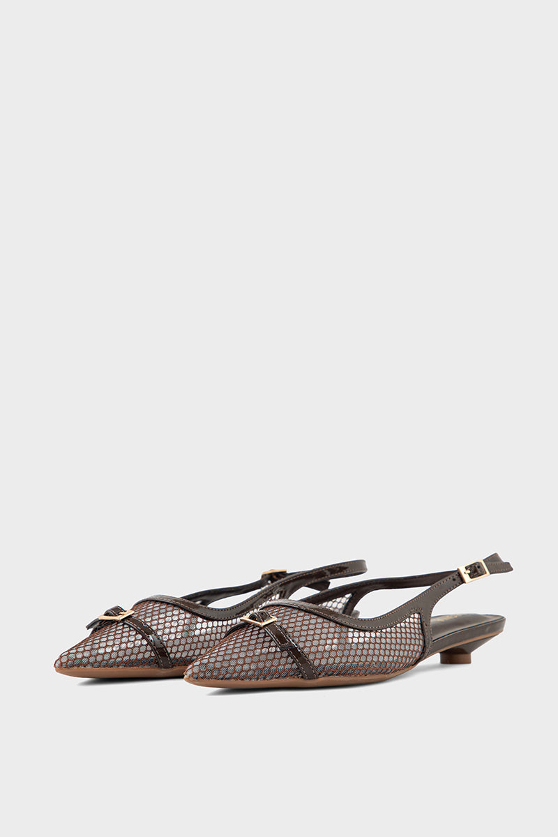 Formal Sling Back IF4046-Coffee