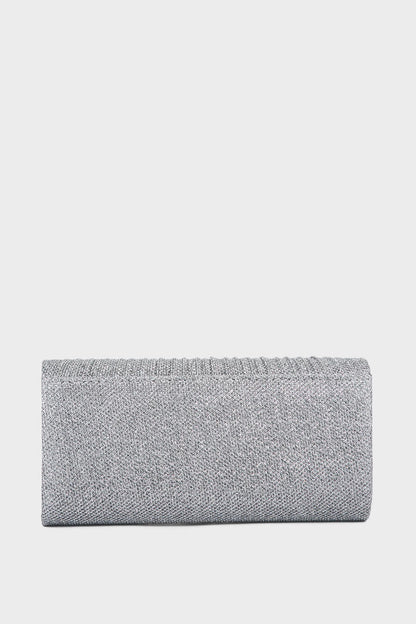 Party Wear Clutch BK4034-Silver