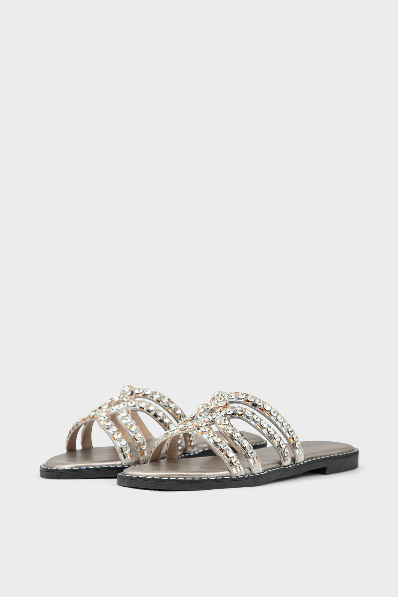 Party Wear Slip On IF0194-Pewter