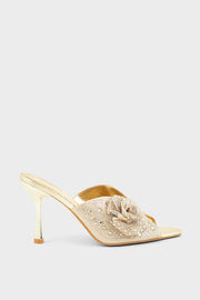 Party Wear Slip On IP0133-Gold