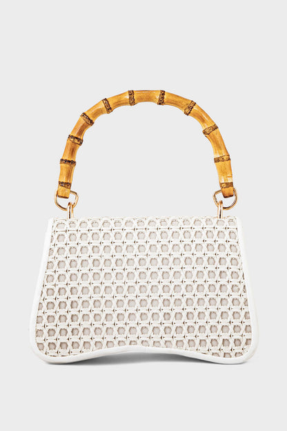 Top Handle Hand Bags BH0121-Ivory