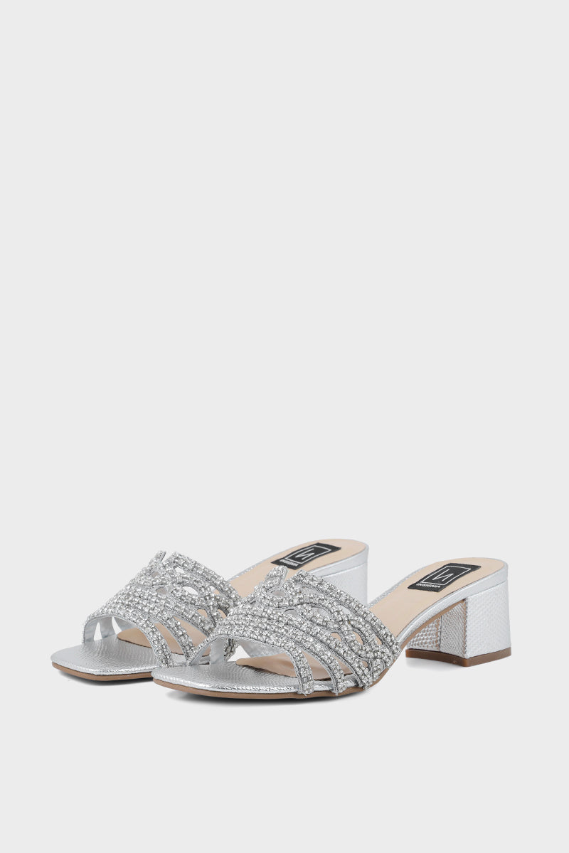 Party Wear Slip On IP0023-Silver