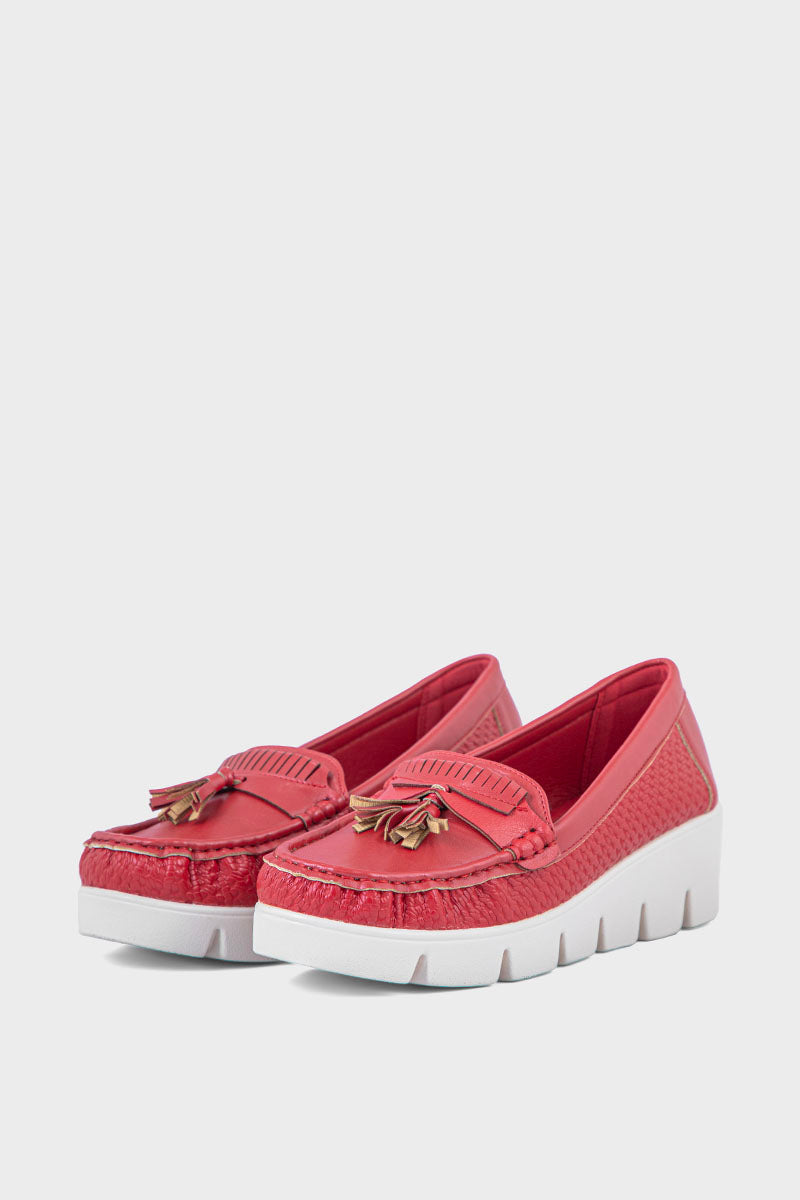 Comfort Moccasin IK7007-Maroon