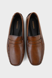 Men Casual Moccasin MC4042-Coffee