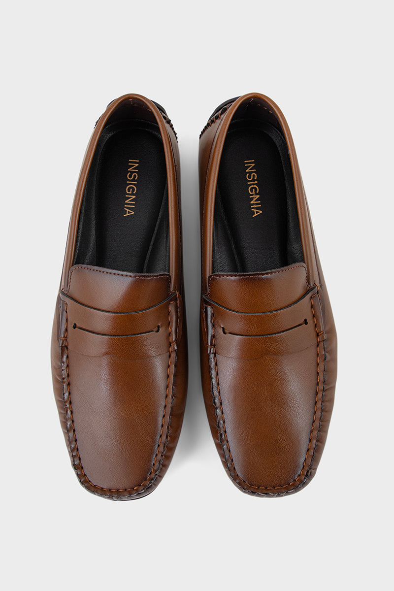 Men Casual Moccasin MC4042-Coffee
