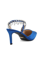 Party Wear Sling Back I47270-Navy